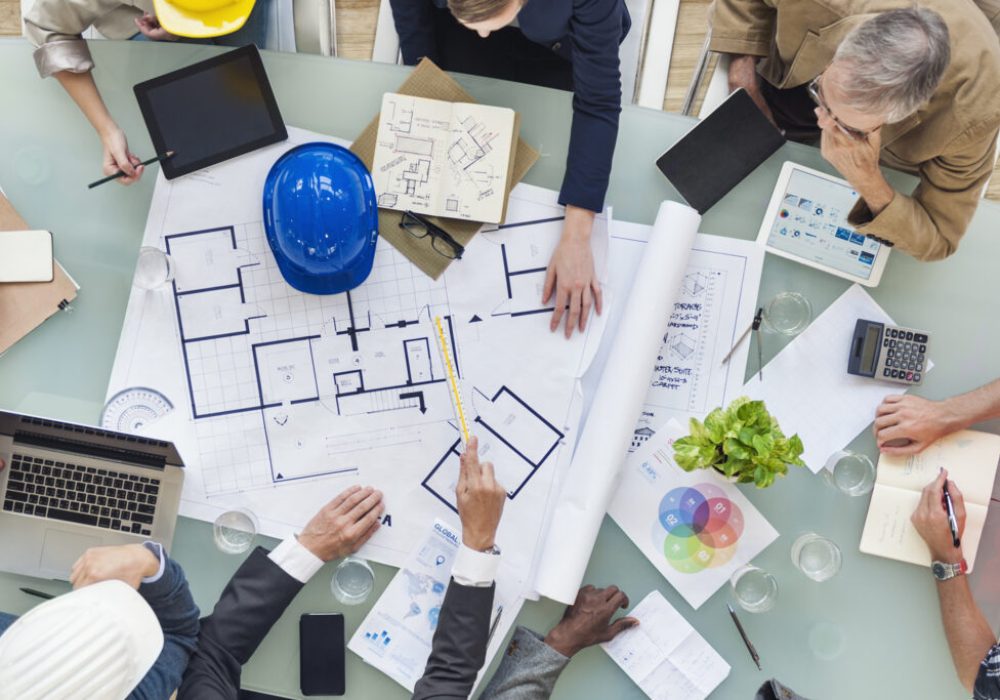 Architects and Engineers Planning on a New Project